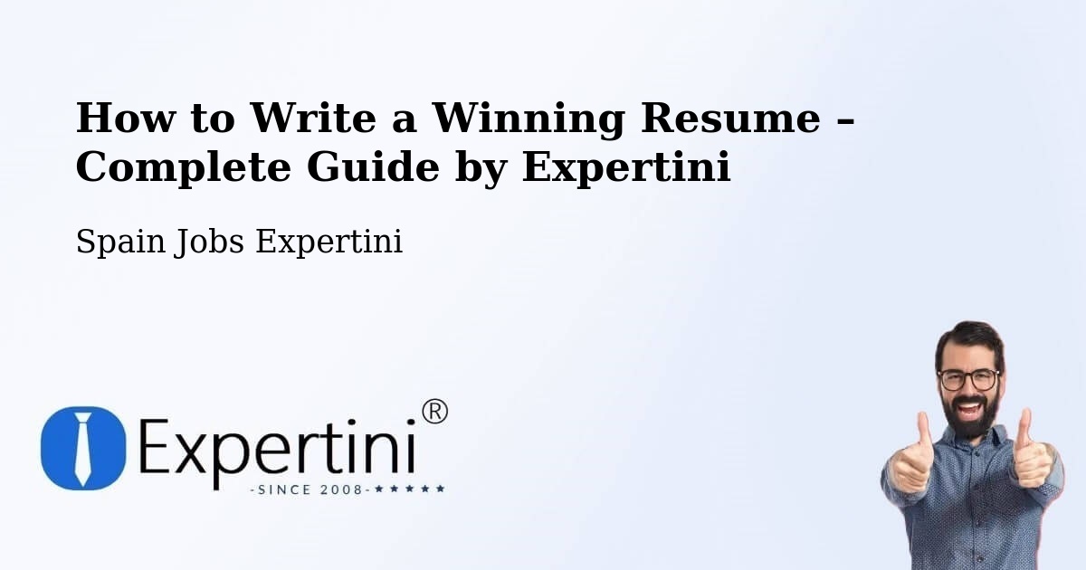 Resume Writing Guide for Job Seekers – Vic - Vic, Spain Jobs Expertini